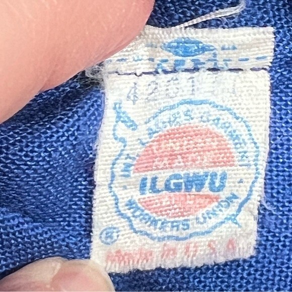 Vintage Warren Petites Sz 2P Cocktail Dress Formal Royal Blue Lattice Sleeves - Picture 7 of 12